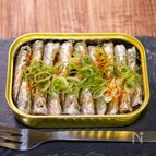オイルサーディンのポン酢焼き