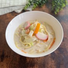 焼きそば麺で作る、野菜たっぷり【ちゃんぽん麺】