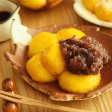 3つの味で子どもと楽しむ【かぼちゃ白玉】