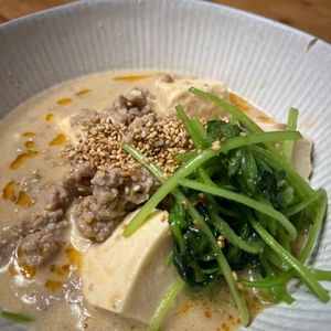 1382565の作ってみた!投稿(低糖質が嬉しい♪ごま担々豆腐スープ【辛味調整可能】)