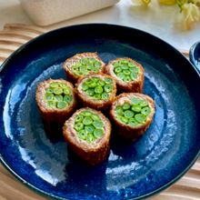 お弁当にも〜いんげんの肉巻きフライ