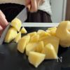 ピリ辛がクセになる！【高菜明太ポテサラ】の工程1