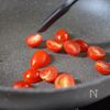 朝ごはんにぴったり！トマトエッグトーストの工程2