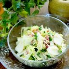 梨と白菜の簡単シャキシャキサラダ