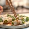 切って巻くだけ‼︎『鯛の春菊巻き』の工程4