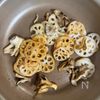 【れんこんと舞茸のオイスターソース炒め】コク旨◎の工程3
