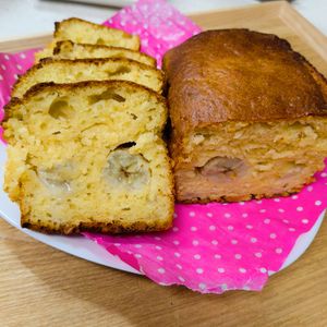 もんぶらん°・*:.。.☆の作ってみた!投稿(【焼くまで5分！】超簡単♡完熟バナナケーキ！ふわふわしっとり)