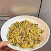 ケの作ってみた!投稿(栄養満点！味も満点！小松菜チャーハン)