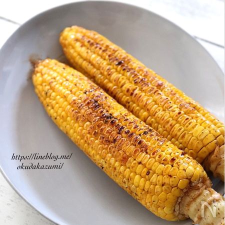 屋台の味 バター醤油の焼きとうもろこし By 奥田和美 たっきーママ レシピサイト Nadia ナディア プロの料理家のおいしいレシピ