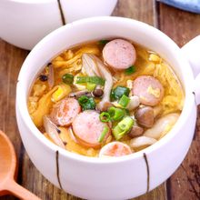 【きのことウインナーの和風たまごスープ】旨味たっぷり♡