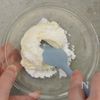 \白玉粉入り/もちもち食感の抹茶どら焼きの下準備