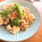 スナップえんどうチャンプルー