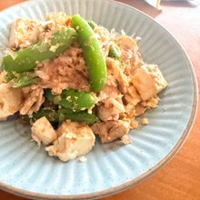 スナップえんどうチャンプルー