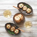 シイタケとエビのオリーブ焼き