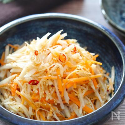 【大根とちくわのキンピラ風サラダ】箸が止まらない～やみつき！