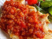 お店の味♡【ガーリックトマトのオニオンソースチキン】
