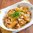 【豚バラ大根のとろみ煮】とろ〜り食べやすいほっこり煮.*˚