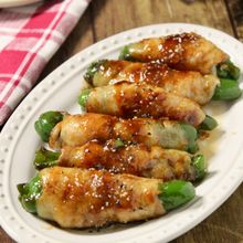 オイスターソースでやみつき！ピーマンの肉巻き