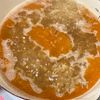 ピリ辛♪ひき肉とニラの春雨スープの工程3