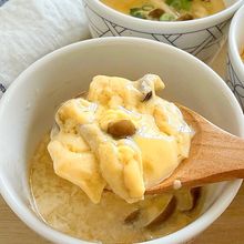 レンジで簡単『しめじの茶碗蒸し』