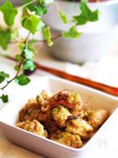 お弁当に♪【青のりの照り焼きミニから揚げ 】