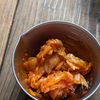 【イカそうめんねばとろキムチ和え】平日3分おつまみの工程1