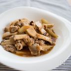 ご飯に合う！『豚肉とエリンギの黒酢あん炒め』＃簡単
