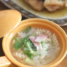 別茹でしない!簡単マカロニスープ