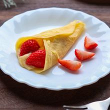レンジ簡単♪フライパン不要のもちもち米粉クレープ
