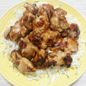 よっこの作ってみた!投稿(行列の定食屋さんの🍚ぷりぷりマヨ漬け♪鶏のマヨ照り焼き🤩)