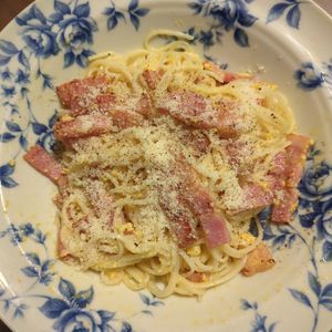 たりおの作ってみた!投稿(これは病みつき！子供も喜ぶ「そうめんカルボナーラ」)