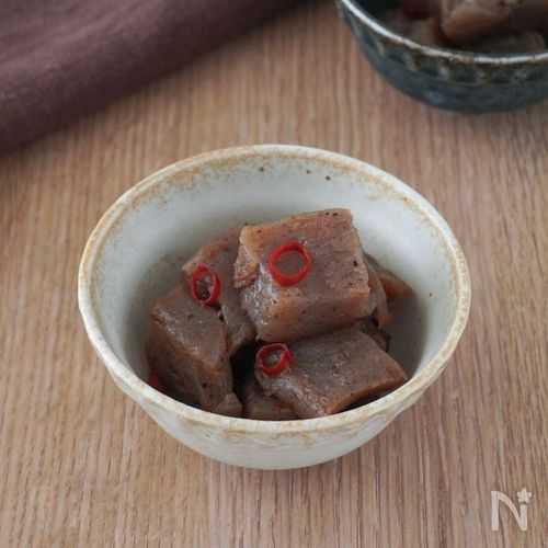 下茹で不要！ピリ辛こんにゃく