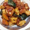 よっこの作ってみた!投稿(鶏肉とかぼちゃとれんこん《にんにく♡甘酢炒め》)