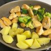 【鶏むね肉のスパイシーオーロラソースあえ】の工程4
