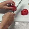 海老とトマトの旨塩ニンニクふわとろ玉子炒め♪の工程2