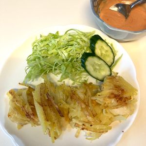 りりぃの作ってみた!投稿(【ささみのカリカリポテト焼き】旨すぎ♡かさまし節約おかず！)