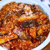 行列の中華屋さんの🍚とろとろ秋なすの麻婆茄子😋🍆