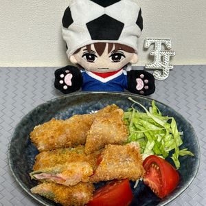 しめかず🐯の作ってみた!投稿(サクうま！大葉チーズのロールハムカツ)