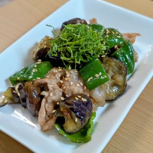 まゆのの作ってみた!投稿(調味料大さじ1＊とろとろ茄子と豚肉のさっぱり炒め＊#作り置き)