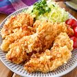 【鶏むね肉でサクサクとり天】天ぷら粉不要！おうちで簡単♡