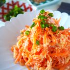 レンジで5分＊明太入りにんじんしりしり【作り置き・お弁当】