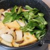 厚揚げピーマンのガリバタ炒めの工程3