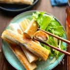 クリーミーなめらか！ちくわと海苔チーズのスティック春巻き