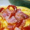 カリカリベーコンのふんわりオムレツの工程6