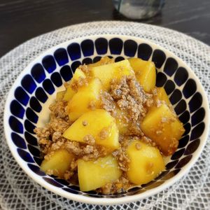 amiの作ってみた!投稿(新じゃがのそぼろあん)