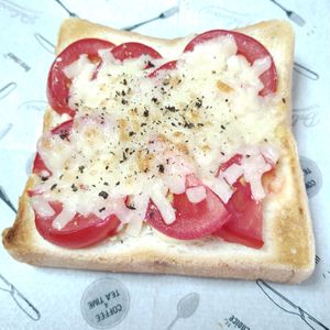 M*Pの作ってみた!投稿(トマトのジューシーさがたまらない!トマチートースト)