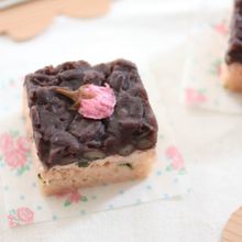 【ライスミルク×米粉】桜のあんこのっけケーキ