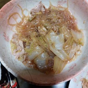 1063709の作ってみた!投稿(重ねて放置♪包丁不要『豚バラ白菜とはるさめの上海風とろみ煮』)