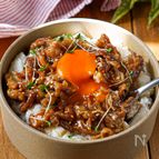【とろろ甘辛豚丼】男子喜ぶガッツリ丼♡おろし金不要