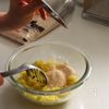 電子レンジでできる【スイートポテト大福】の工程3